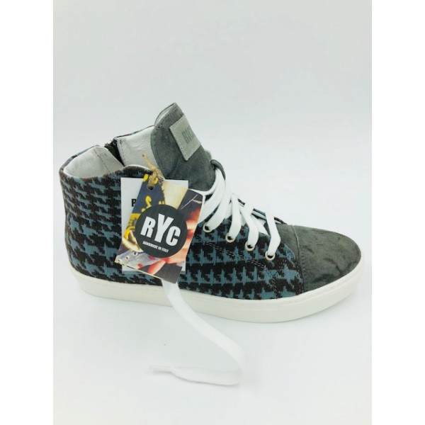 Handmade shoes blue & brown Piedipull